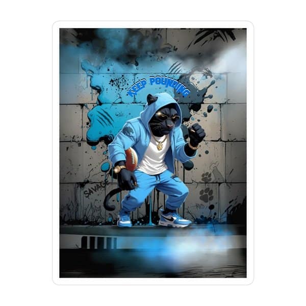 Keep Pounding Sticker Front, 3_ x 4_