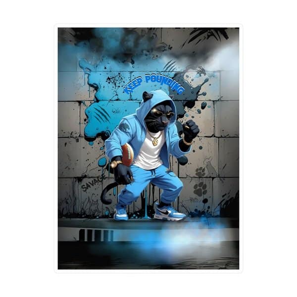 Keep Pounding Sticker Front, 6_ x 8_