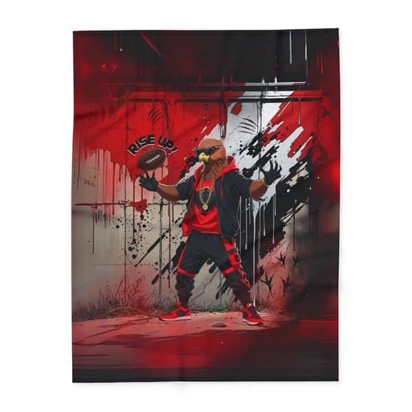 Rise Up Blanket Front, 60_ × 80_