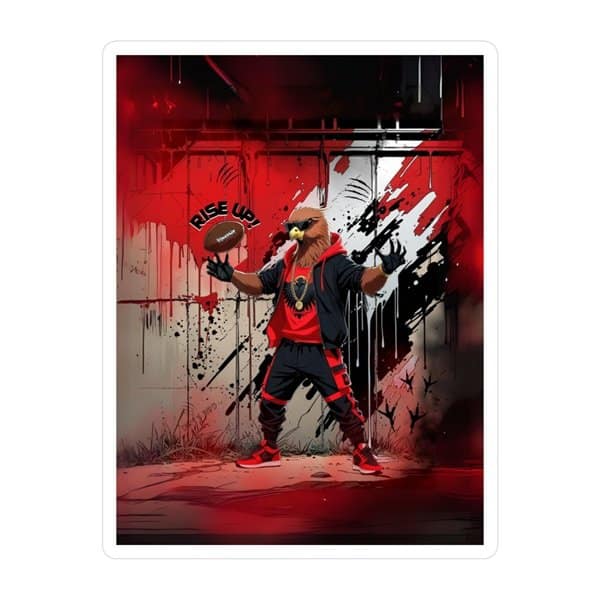 Rise Up Sticker Front, 3_ x 4_