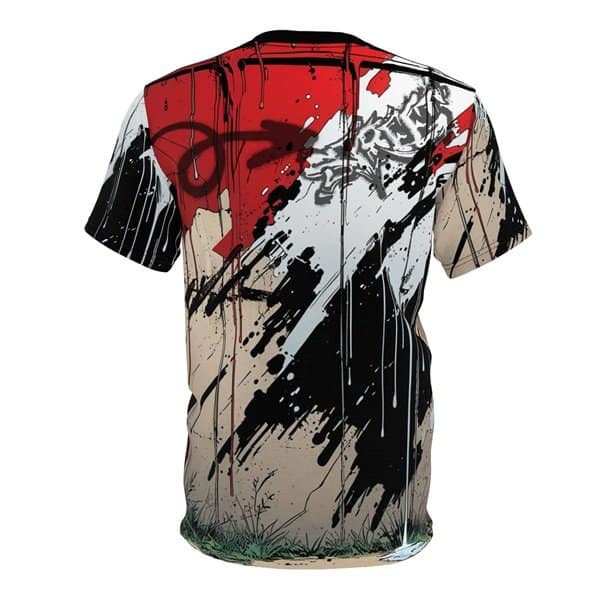 Rise Up Tee Flat Back, Black stitching