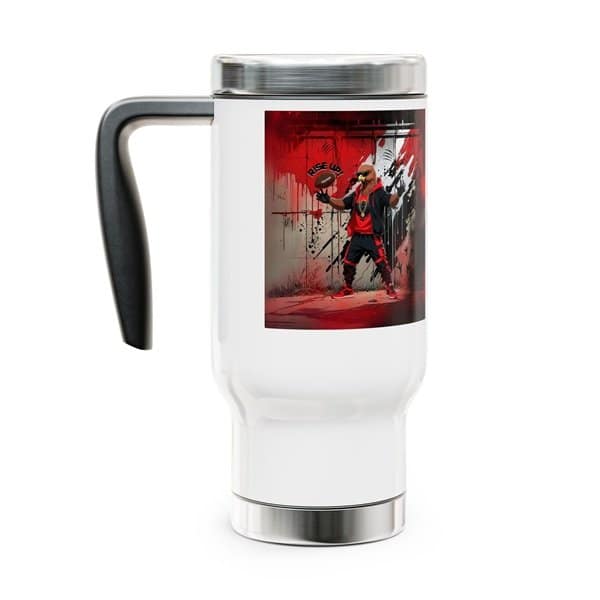Rise Up Travel Mug Left