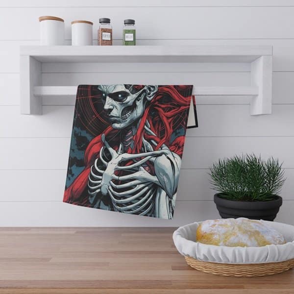 Shed the Doctrine Keep the Core Hand Towel Context 3, Cotton Twill