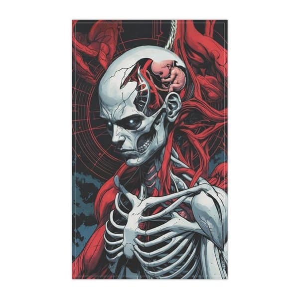 Shed the Doctrine Keep the Core Hand Towel Front, Cotton Twill