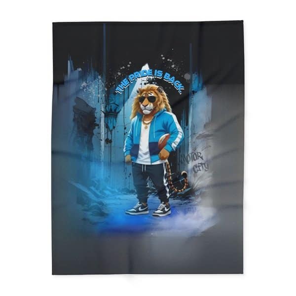 The Pride is Back Blanket Front, 60_ × 80_