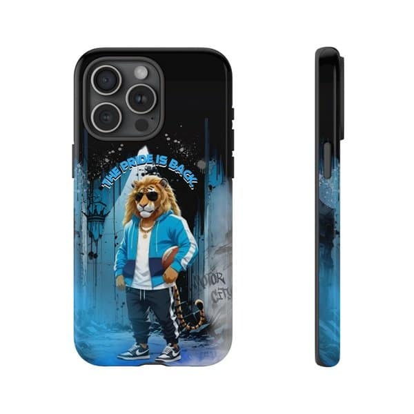 The Pride is Back Case Front and Side, iPhone 15 Pro Max, Glossy