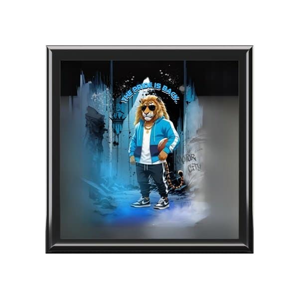 The Pride is Back Harvest Crate Front, Ebony Black, One size