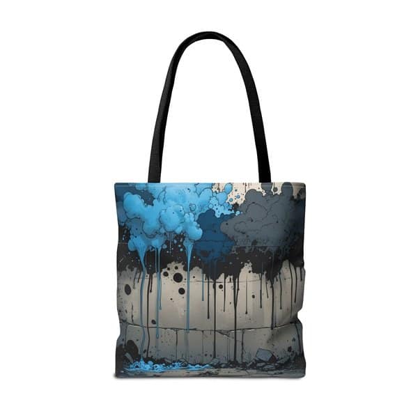 The Pride is Back Tote Bag Back, 18_ × 18'', Black