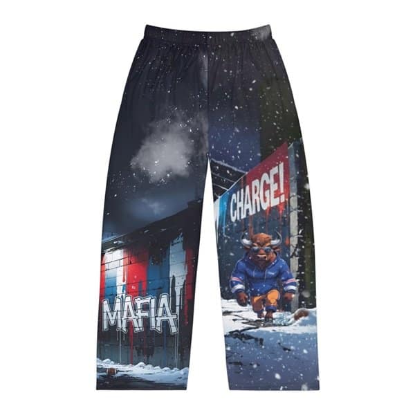Mafia Charge Pajama Pants Front