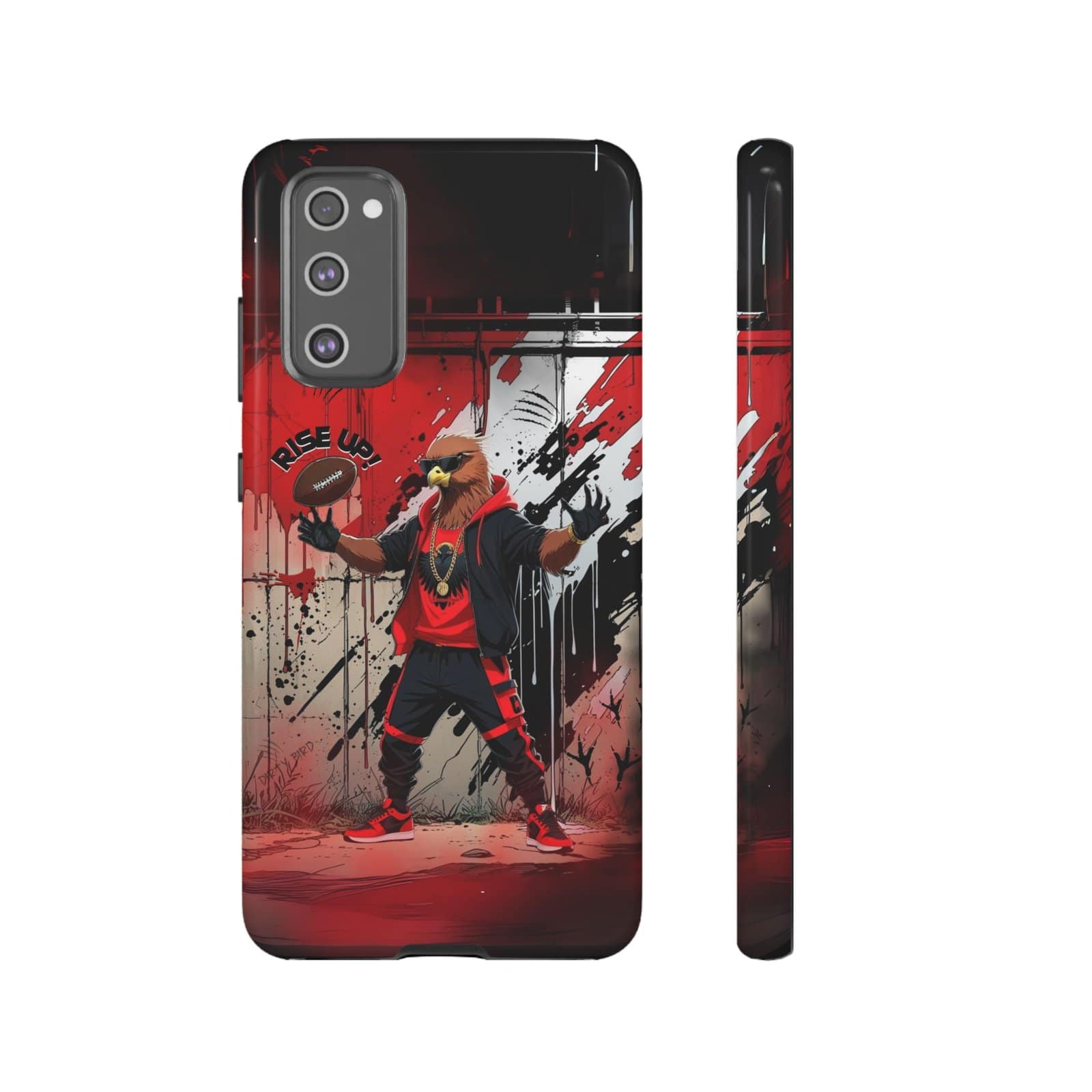Rise Up Case Front and Side, Samsung Galaxy S20 FE, Glossy