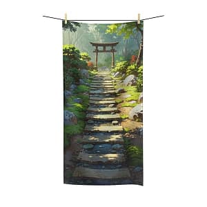 Serene Garden Bath Towel