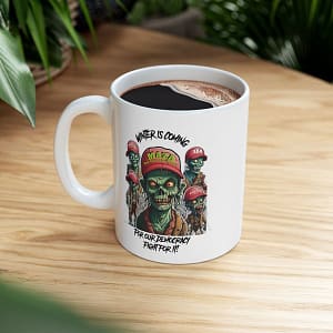 Winter is Coming Coffee Mug - white