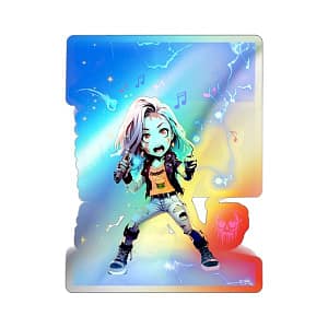 Zombees Rena Harper Holographic Sticker