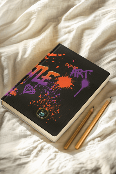 Hustle Journal on bed