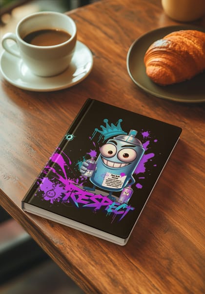 Graffiti Respect Journal on wood table