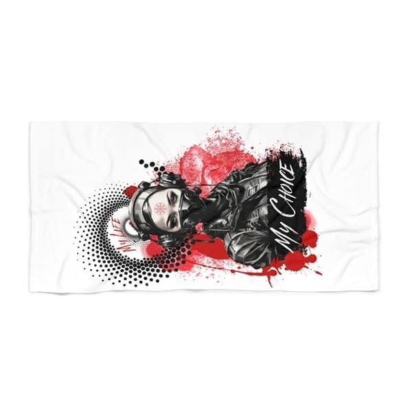 My Life My Choice Beach Towel - Image 3