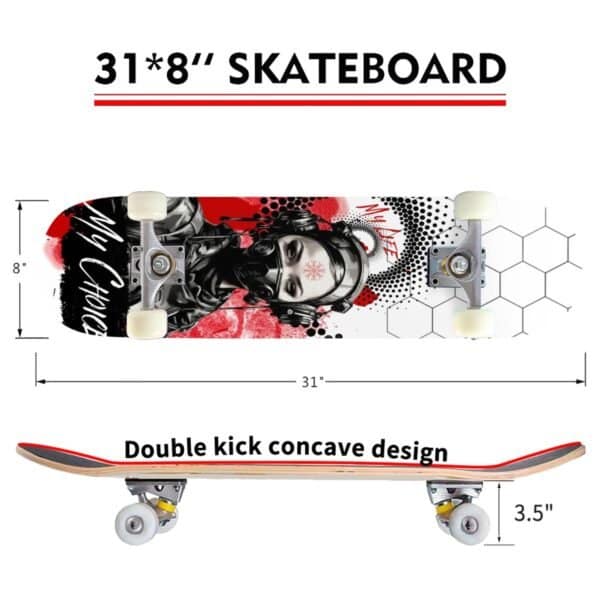 My Life My Choice Skateboard - Image 3