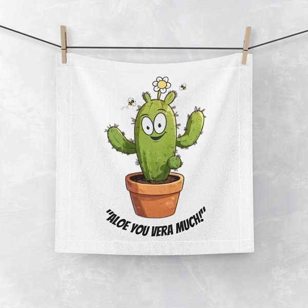 Aloe You Face Towel