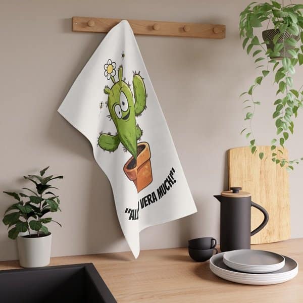 Aloe You Vera Much Hand Towel - Image 3