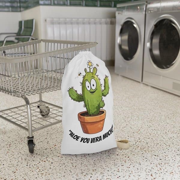 Aloe You Vera Much Laundry Bag