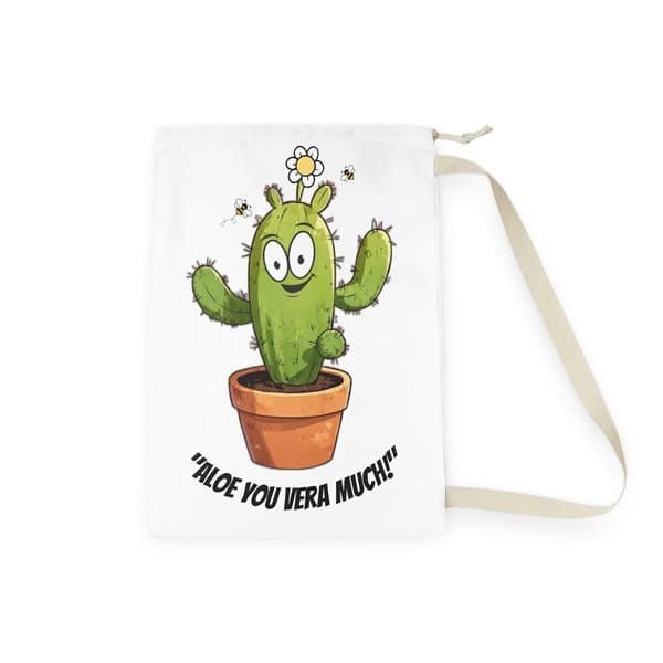 Aloe You Vera Much Laundry Bag - Image 4