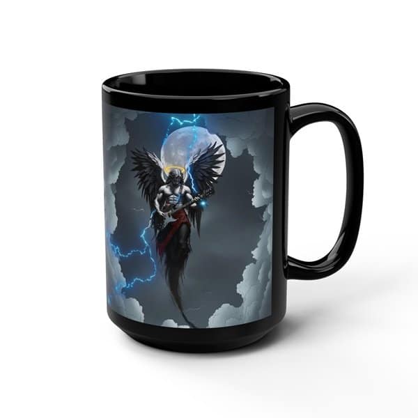 Angel Rocker Coffee Mug Angled