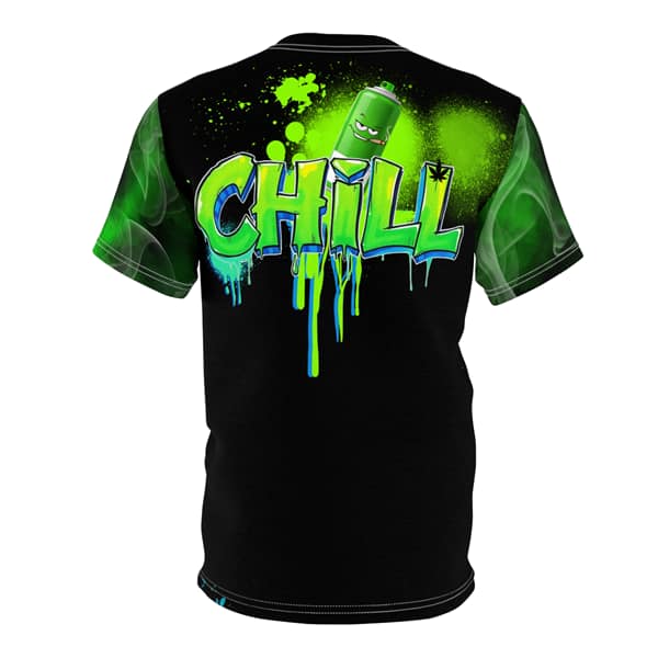 Chill Vibes Black T-shirt - Image 2