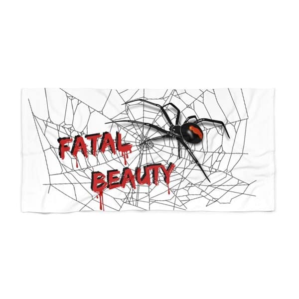 Fatal Beauty Beach Towel Front