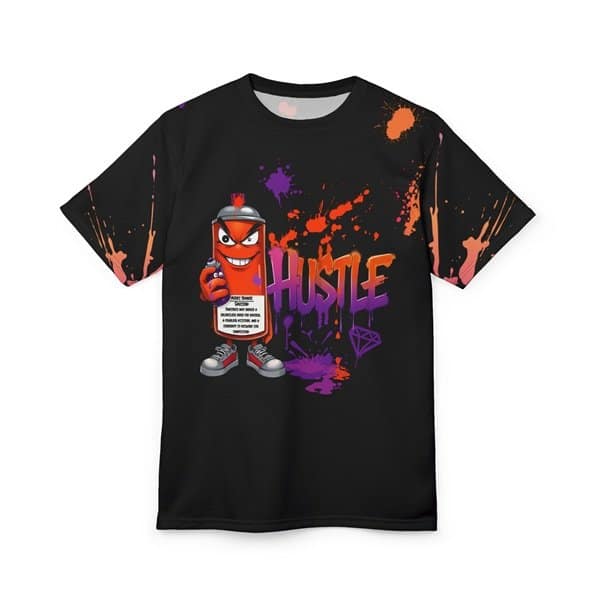 Graffiti Hustle T-shirt - Image 3