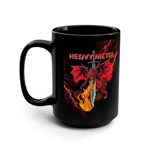 Heavy Metal Dragon Coffee Mug