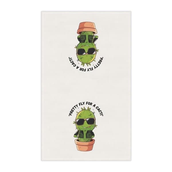 Pretty Fly for a Cacti Hand Towel Front