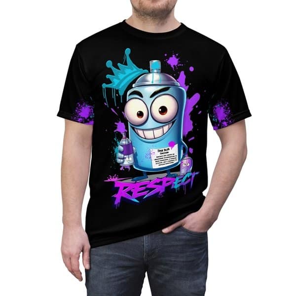 Respect T-shirt On Person Front