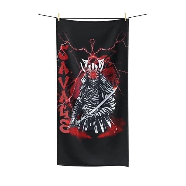 Savage Samurai Bath Towel