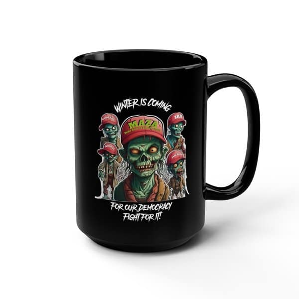Winter is Coming Coffee Mug - black