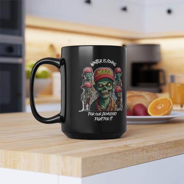 Winter is Coming Coffee Mug - black
