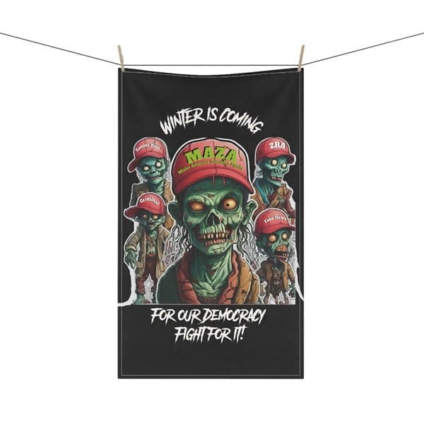 Winter is Coming Hand Towel - Black