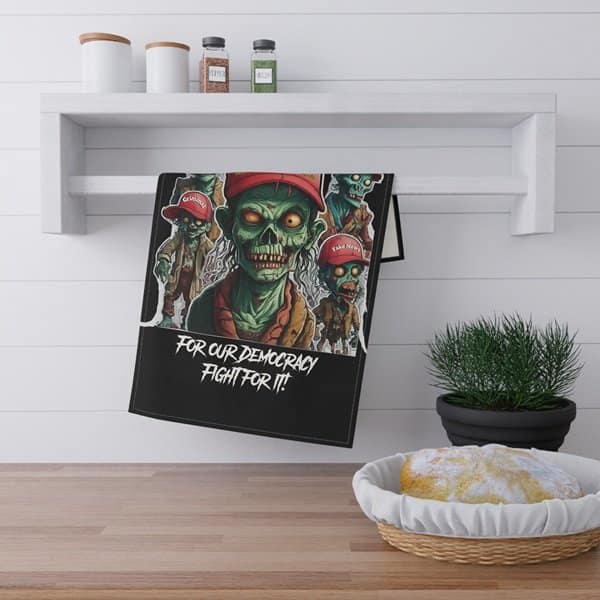 Winter is Coming Black Hand Towel - Image 6