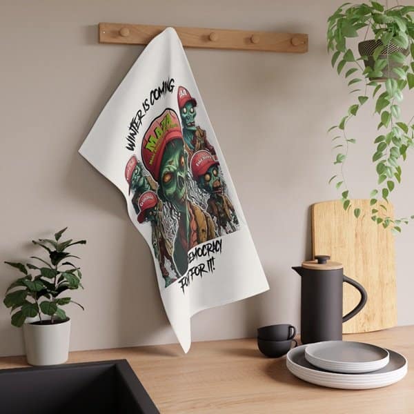 Winter is Coming White Hand Towel - Image 4