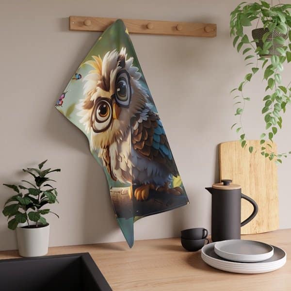 Wise Owl Hand Towel