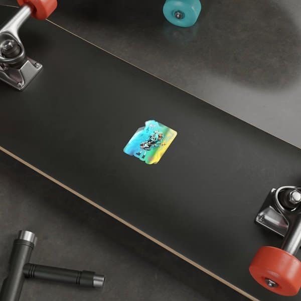 Zombees Luzi Flores Holo Sticker 2x2