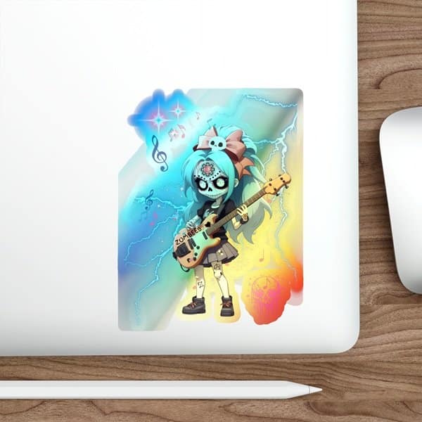 Zombees Luzi Flores Holo Sticker 5x5