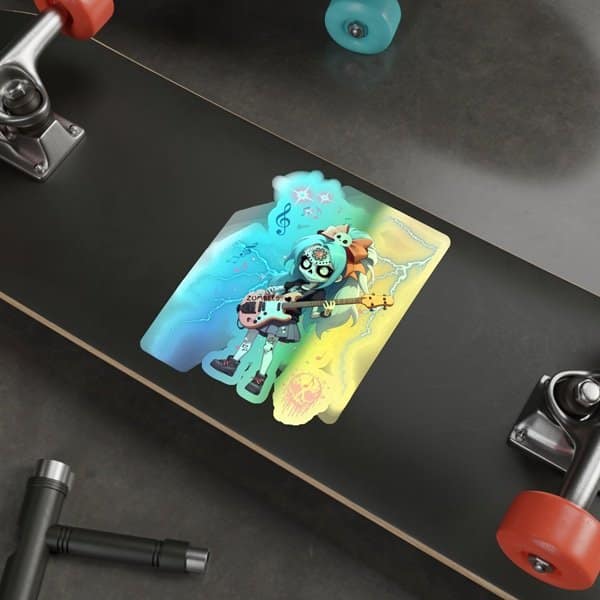 Zombees Luzi Flores Holo Sticker 6x6
