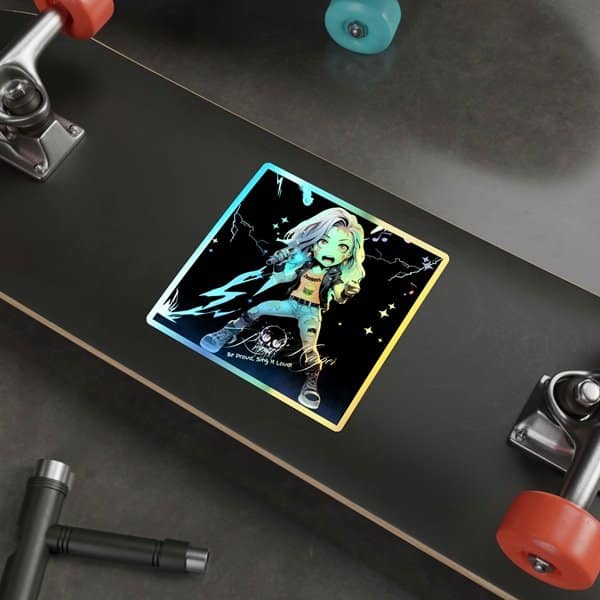 Zombees Rena Harper Holo Sticker 5x5