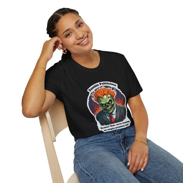 Zombie Politician T-shirt - Image 2