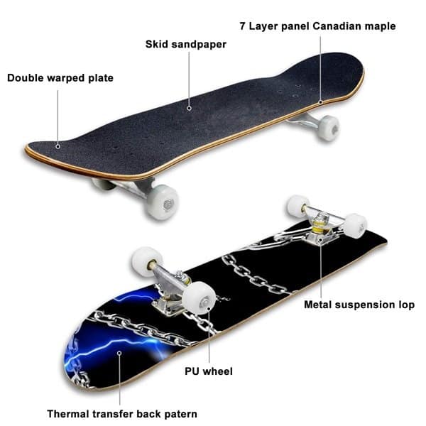 Chained Skateboard