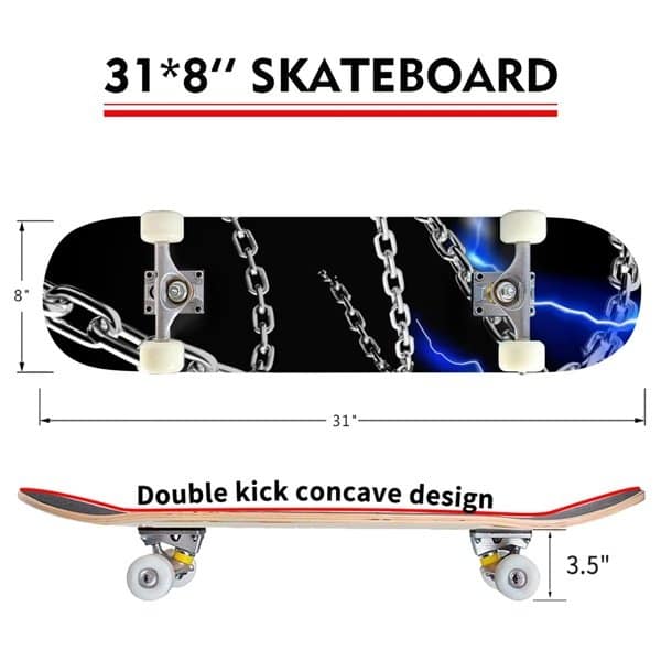 Chained Skateboard