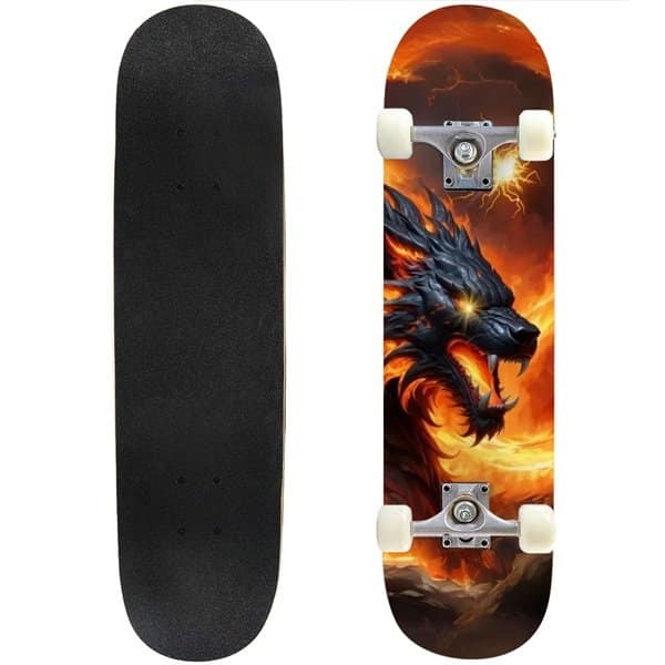 Fiery Dragon I Skateboard