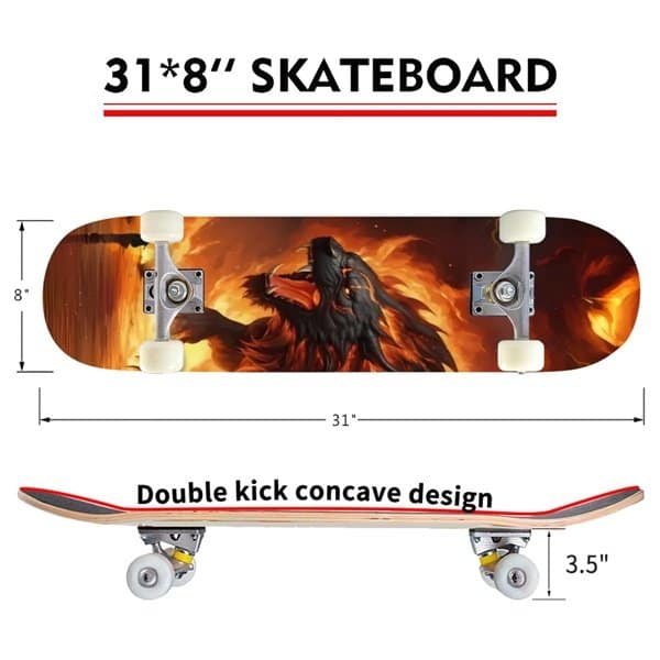 Fiery Dragon II Skateboard