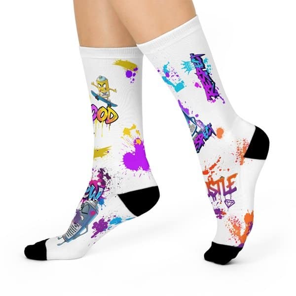 Graffiti Gang Crew Socks