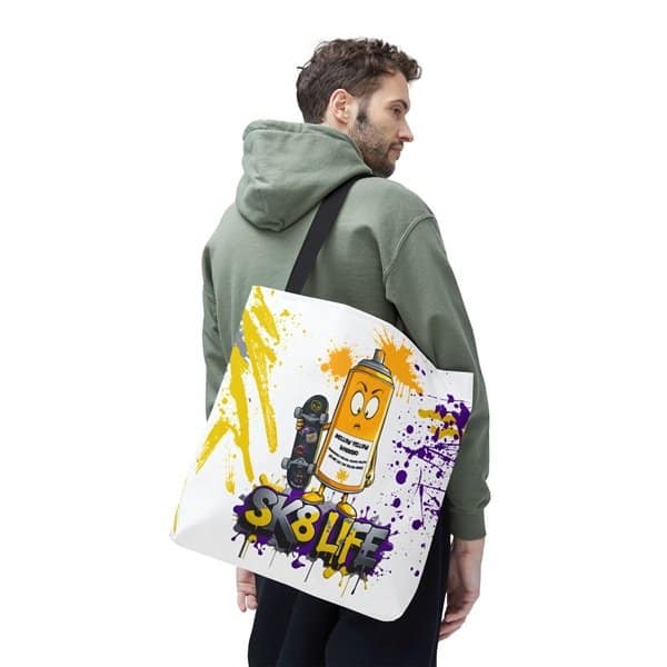 Sk8 Life Tote Bag 18x18